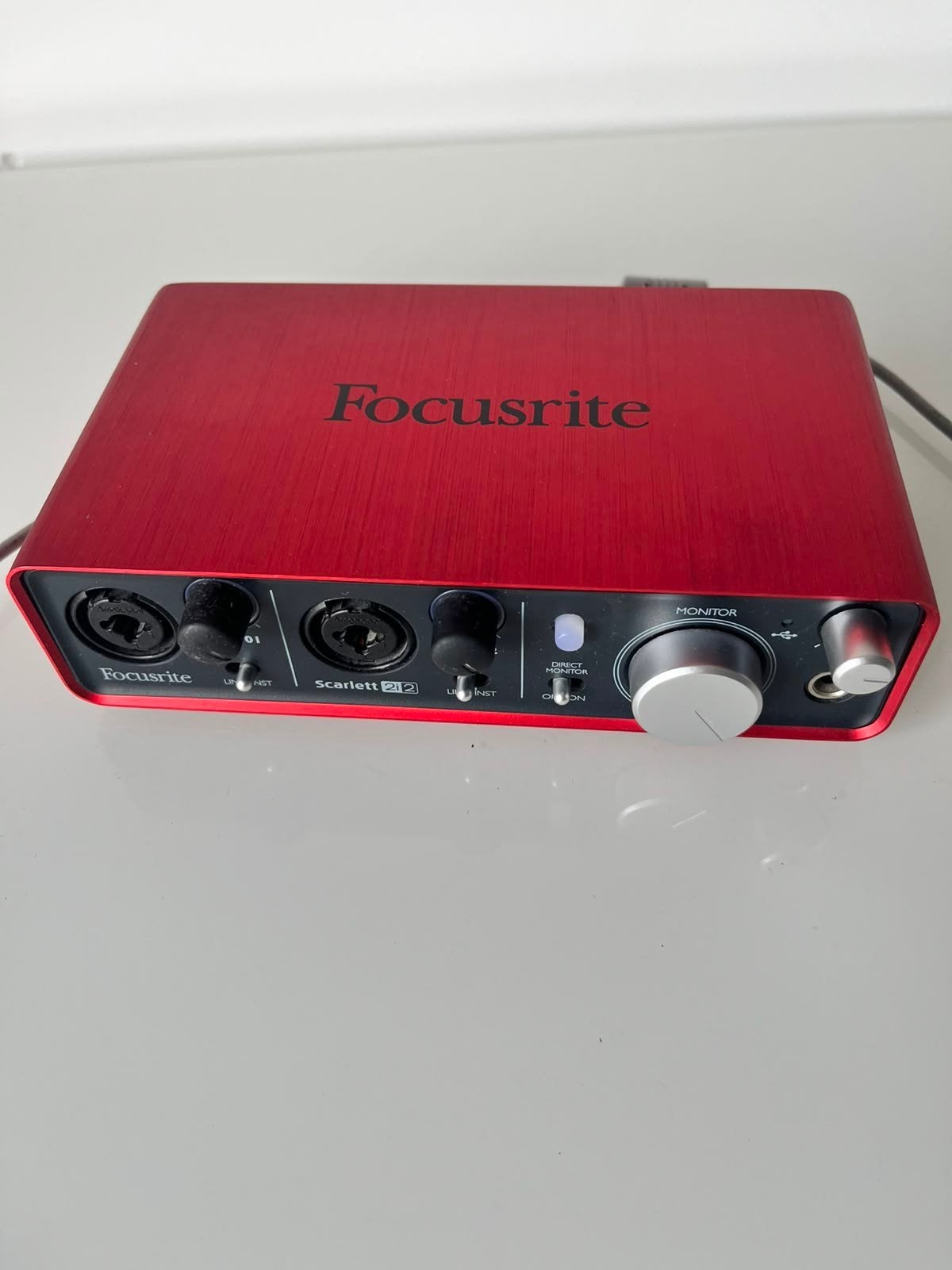 Focusrite Scarlett 2i2 USB Audio Interface, Ophalen of Verzenden, Gebruikt