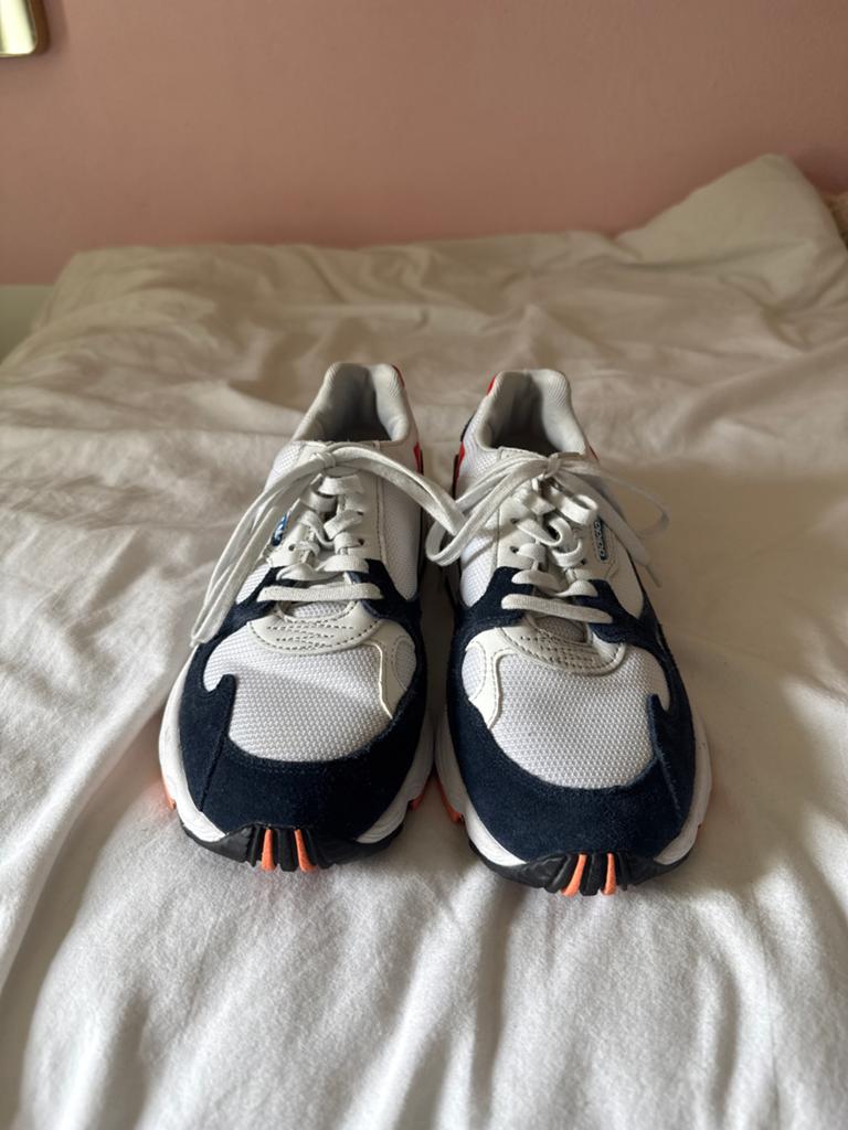 Adidas Falcon sneakers - Maat 38, Verzenden, Zo goed als nieuw, Wit, Sneakers of Gympen