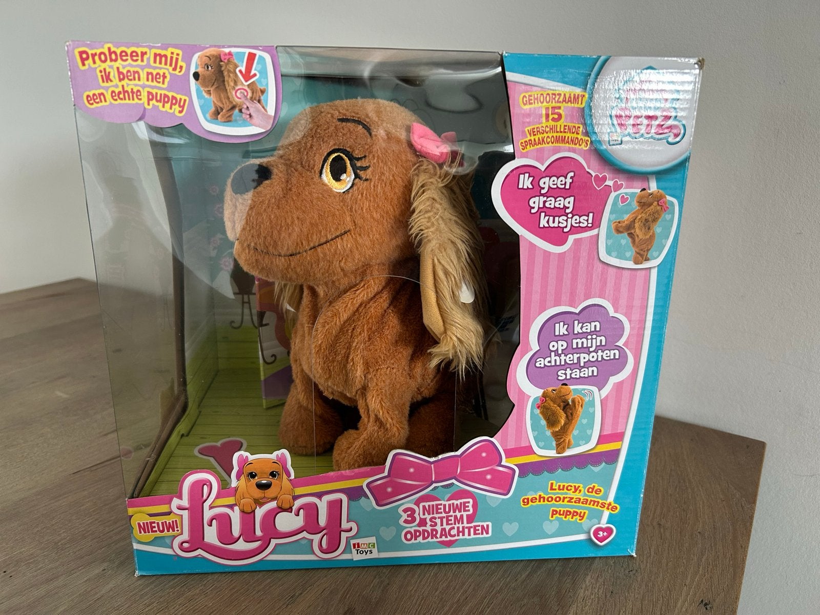 Lucy de Gehoorzame Puppy - Interactief Speelgoedhondje, Kinderen en Baby's, Overige merken, Overige karakters, Zo goed als nieuw