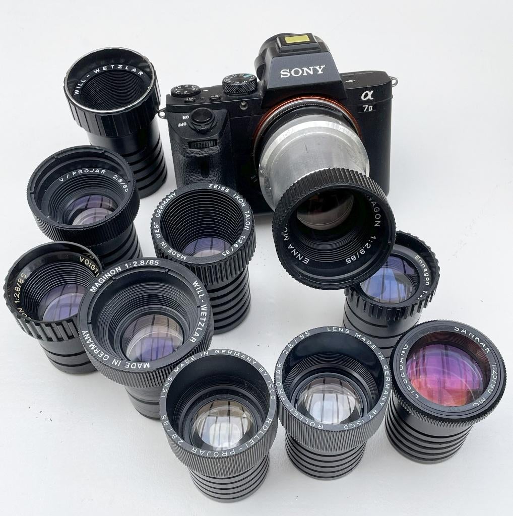 Enlarger- & Projectie lenzen (zie foto's) ca. 7,50 €/stuk, Ophalen of Verzenden