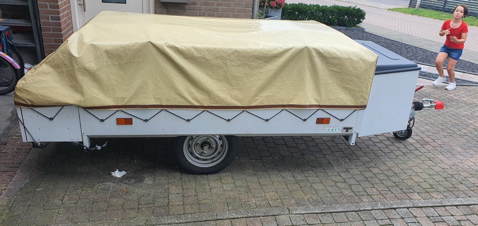 vouwwagen, Caravans en Kamperen, Vouwwagens, Ophalen, Overige kleuren, Aanwezig, Jamet