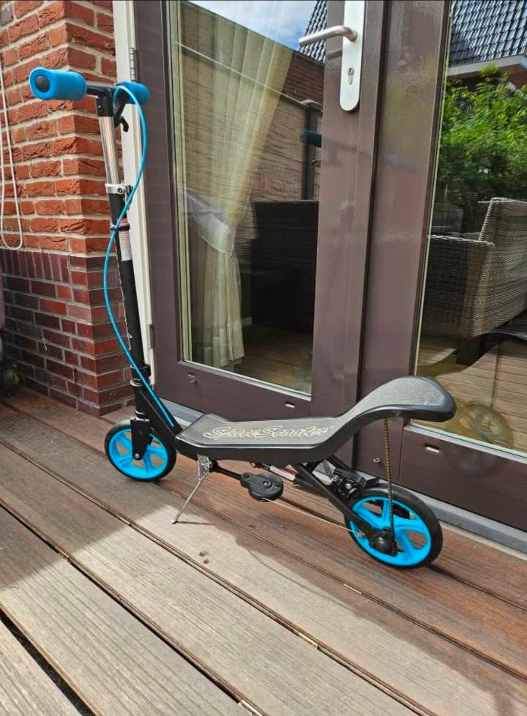 SpaceScooter X540 Blauw - Zo goed als nieuw!, Fietsen en Brommers, Ophalen, Zo goed als nieuw, Gewone step, SpaceScooter
