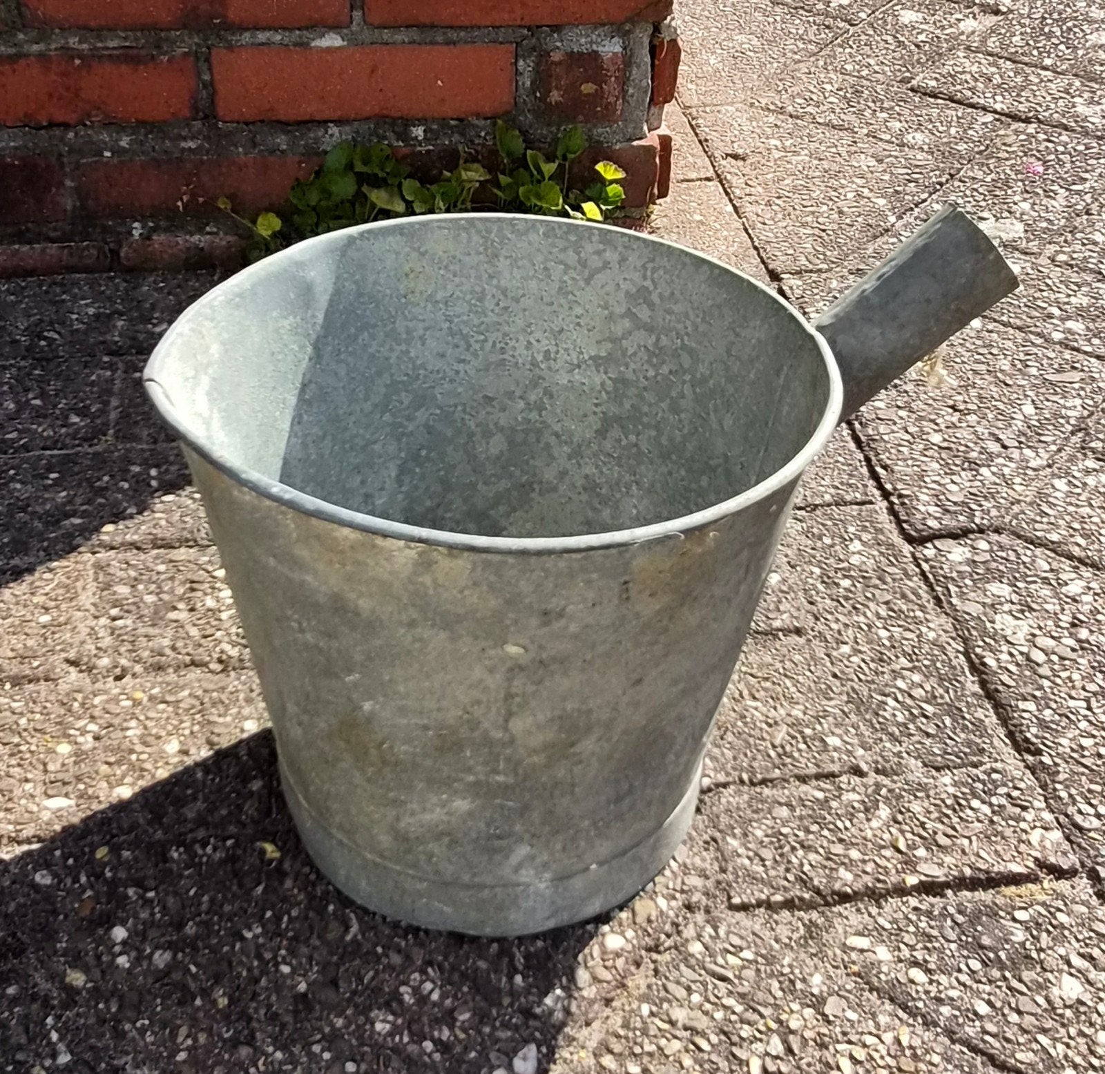 Vintage zinken schepemmer, Ophalen of Verzenden