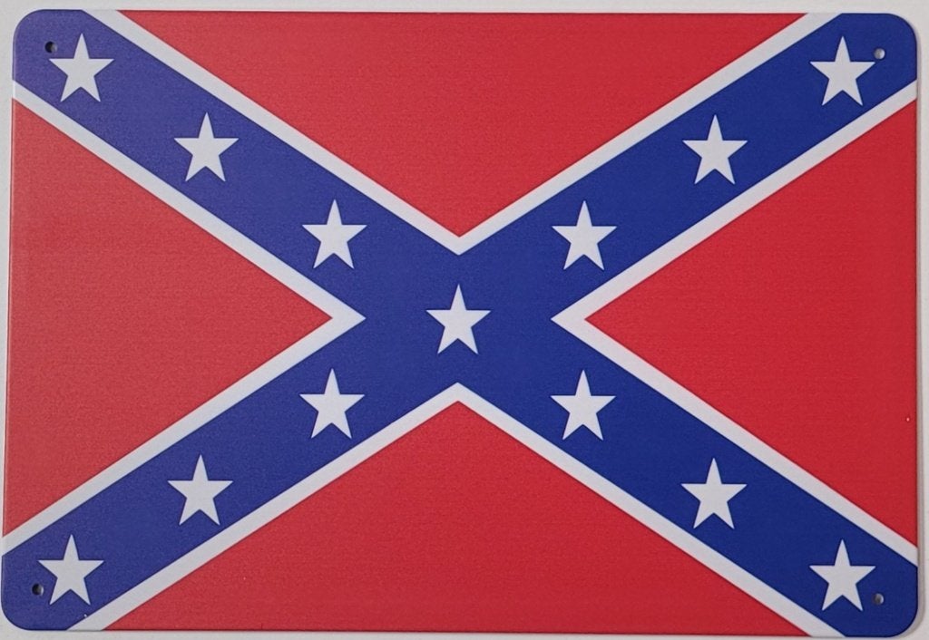 Yankee Rebel South America vlag reclamebord van metaal deco