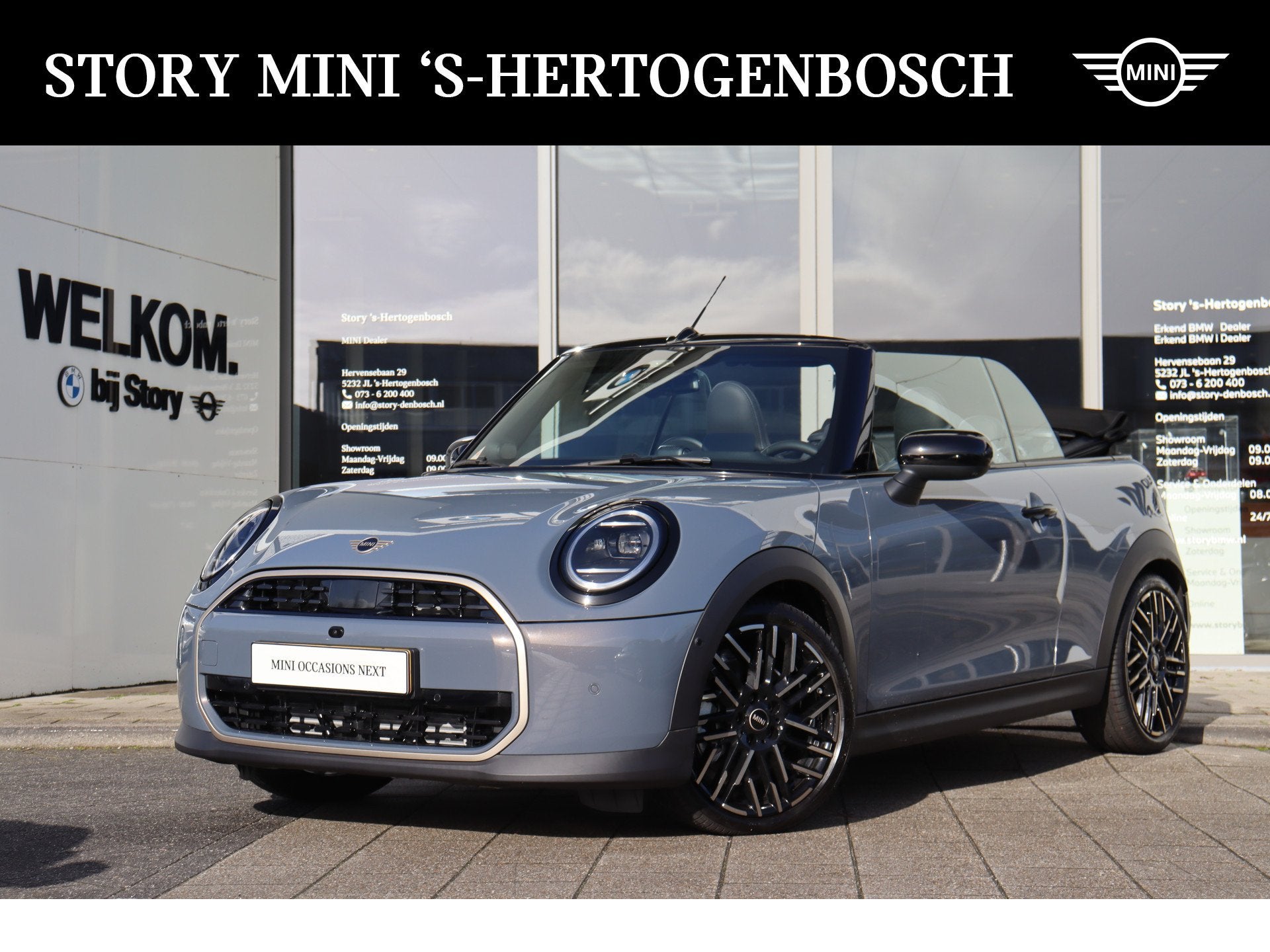 MINI Cabrio Cooper C Automaat / Favoured / Pakket L / Favour, Auto's, 15 km/l, Gebruikt, 4 stoelen, Leder