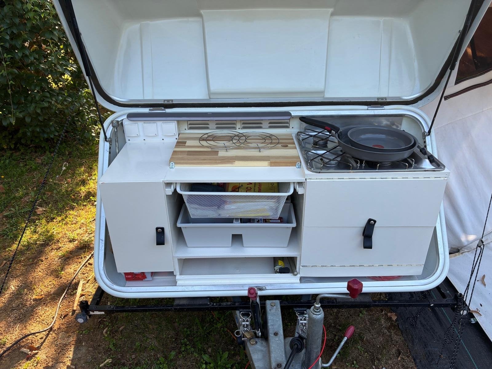 Whitebox keuken holtkamper, Caravans en Kamperen, Ophalen, Gebruikt