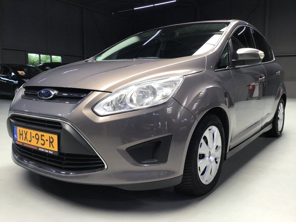 Ford C-MAX 1.0 Lease Titanium I 2e Eigen I New Apk + Kln Brt, Voorwielaandrijving, Euro 5, Gebruikt, Bruin