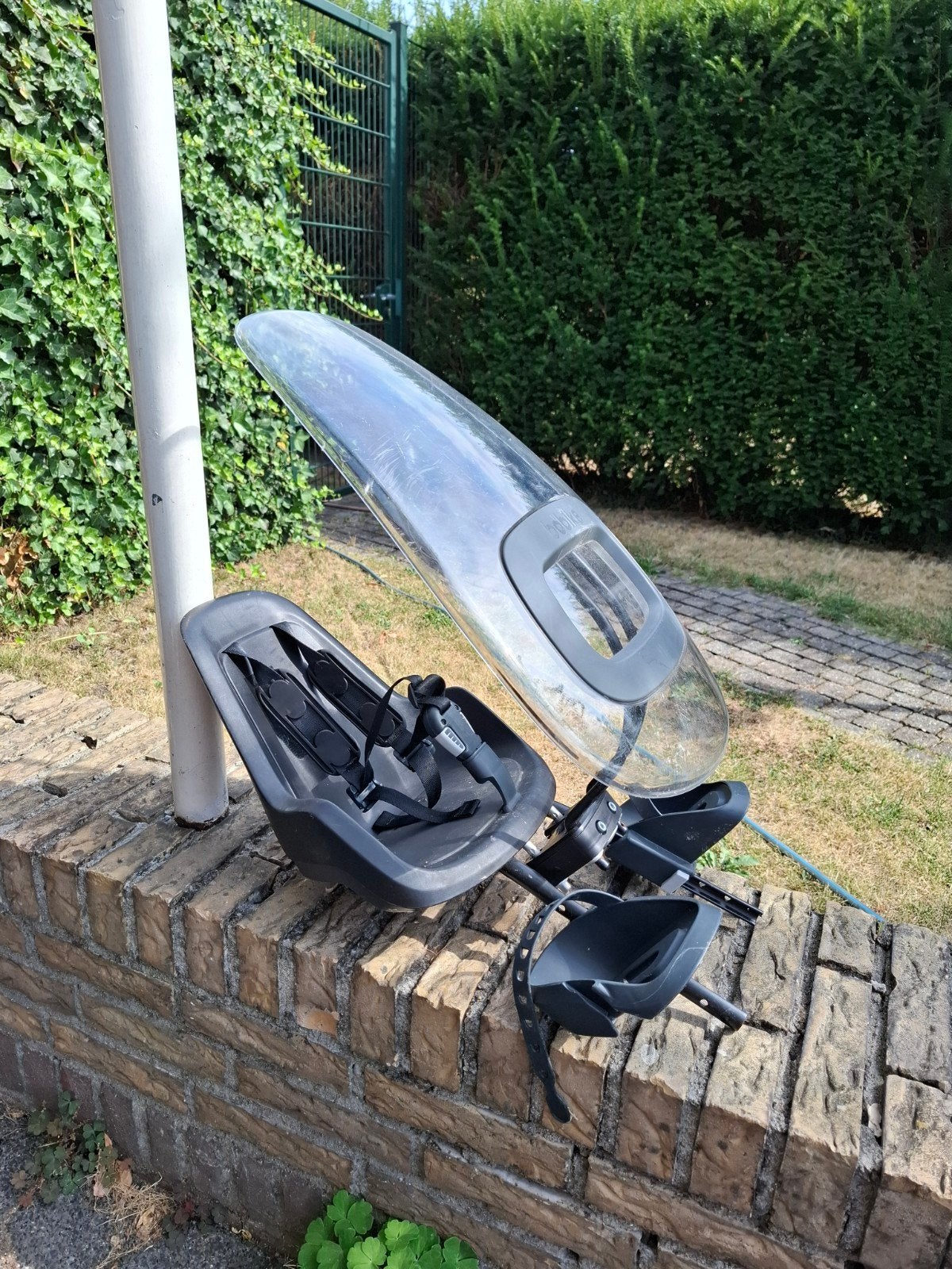Bobike zwart voorzitje met windscherm, Ophalen, Bobike voorzitje, Voorzitje, 0 t/m 13 kg