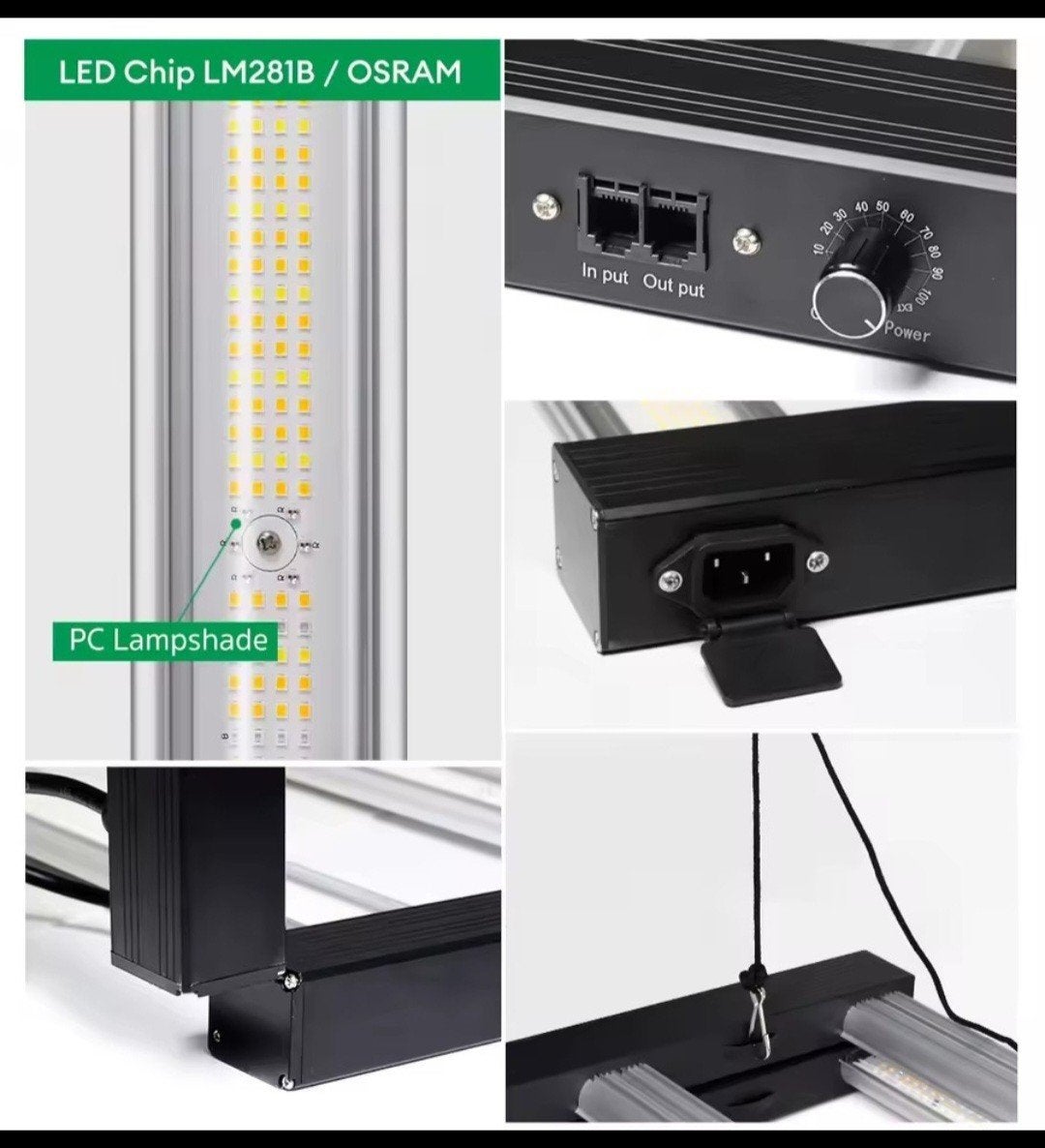 360W LED Kweeklamp Full Spectrum voor Plantengroei, Ophalen of Verzenden, Nieuw, Kweeklamp