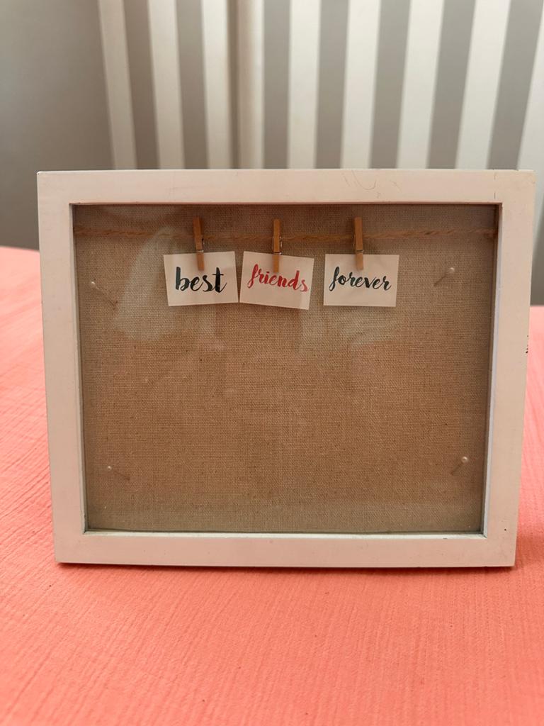 Fotolijstje wit, Huis en Inrichting, Woonaccessoires | Lijsten, Zo goed als nieuw, Hout, Ophalen of Verzenden
