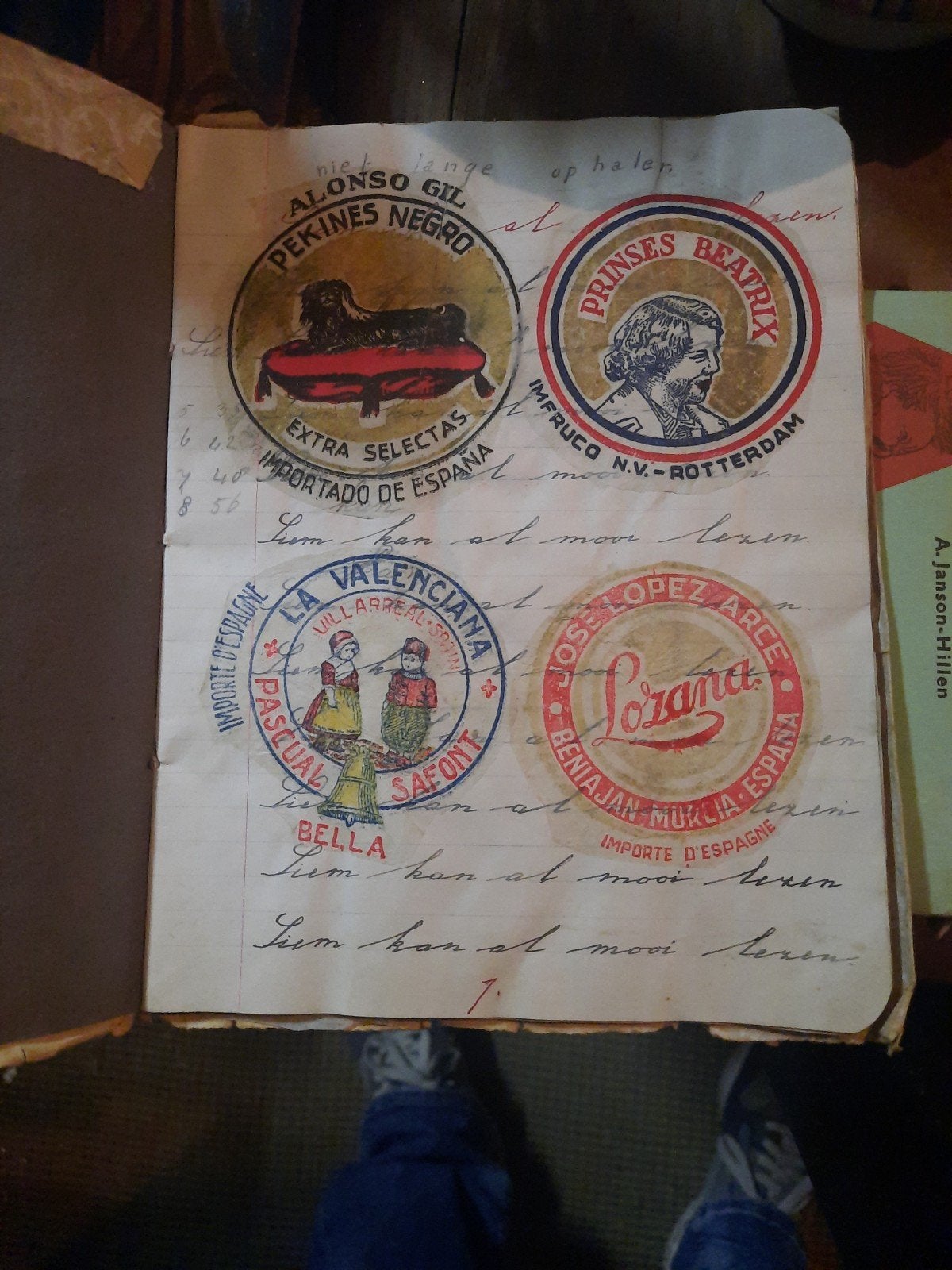 Uniek verzamelalbum met vintage fruitkistetiketten, Verzamelen, Ophalen of Verzenden, Gebruikt, Overige typen