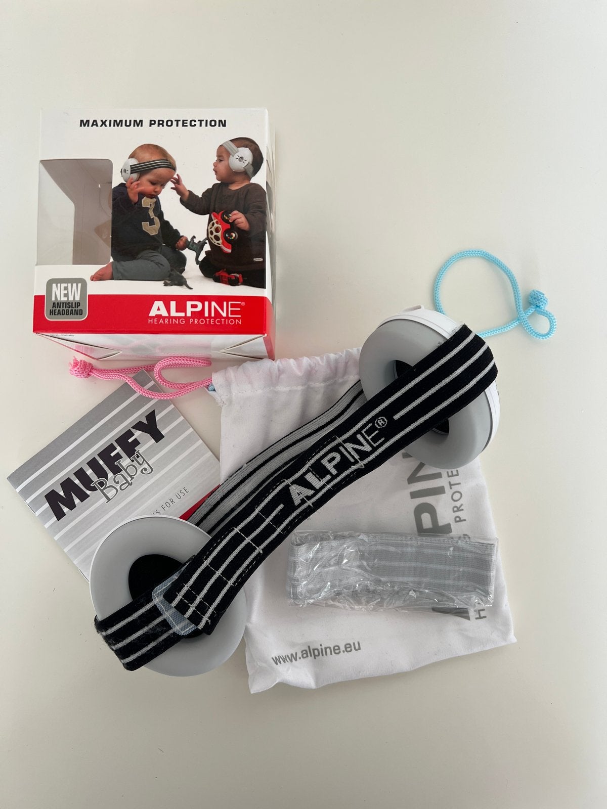 Alpine Muffy Baby gehoorbescherming voor baby's en kinderen, Ophalen of Verzenden, Zo goed als nieuw