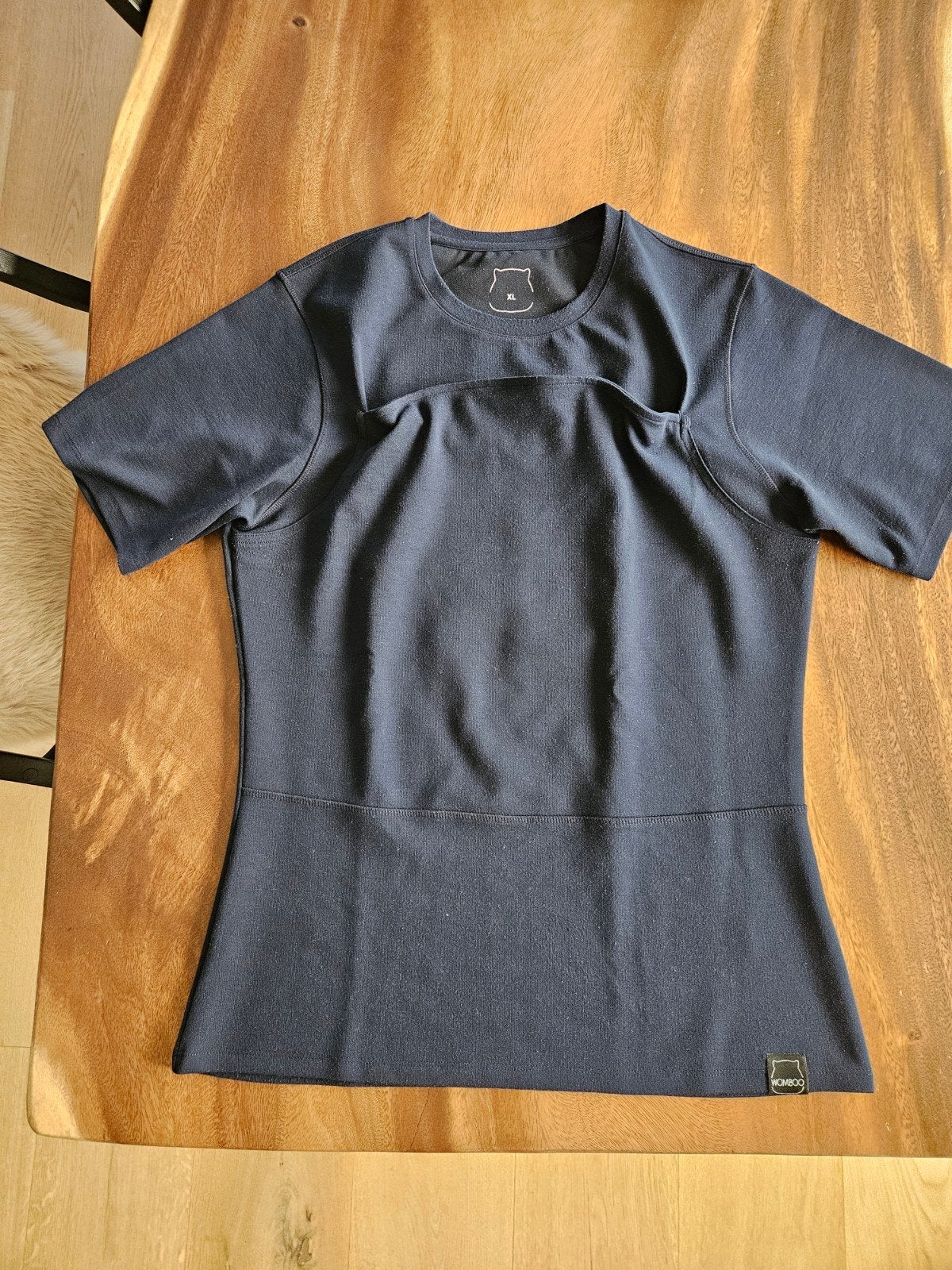 Womboo kangoeroe t-shirt XL, Blauw, Maat 56/58 (XL), Ophalen of Verzenden, Zo goed als nieuw