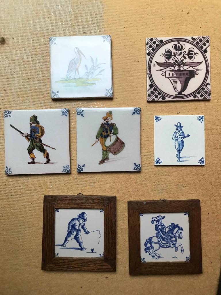 Antieke tegeltjes, Ophalen of Verzenden