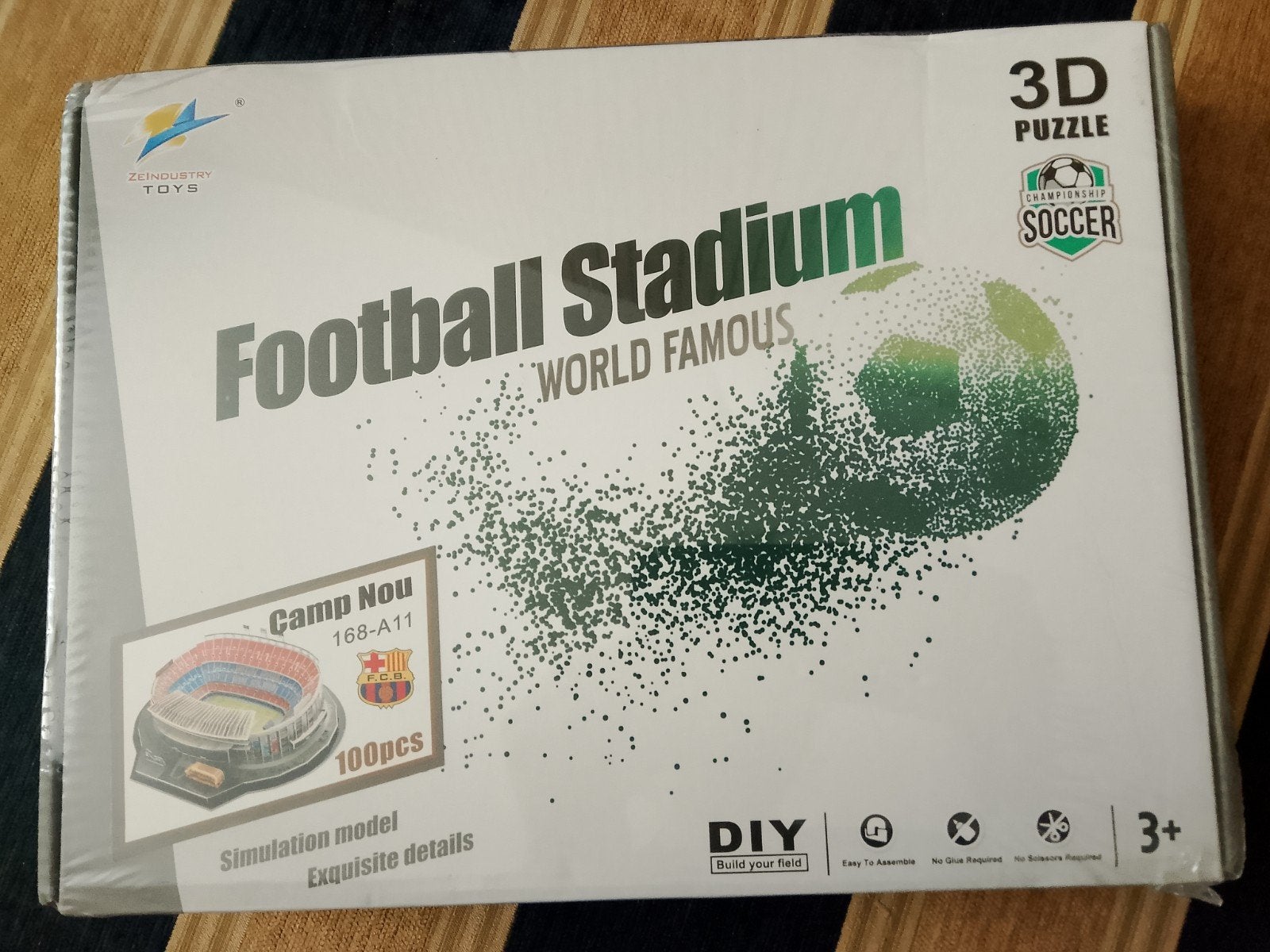 3D Puzzel Camp Nou Football Stadium  - Nieuw in seal, Ophalen of Verzenden, Minder dan 500 stukjes, Nieuw, Rubik's of 3D-puzzel