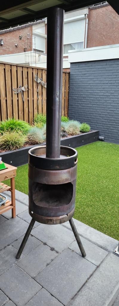 Tuinkachel bierfust, Tuin en Terras, Tuinhaarden, Ophalen of Verzenden