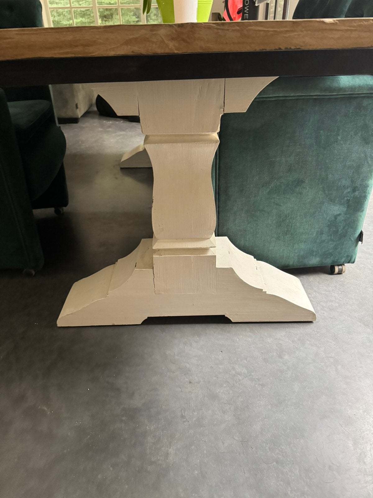 Moderne eettafel met 4 stoelen, Ophalen, Zo goed als nieuw