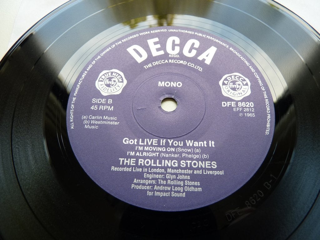 UK20 rolling stones EP Got live if you want it '82 UK €15 , Originele persing, 7 inch, Ophalen of Verzenden, Zo goed als nieuw