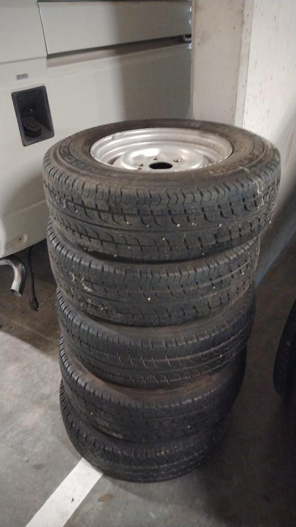 VW T3 Syncro wielen, Ophalen, 14 inch, Banden en Velgen, Winterbanden