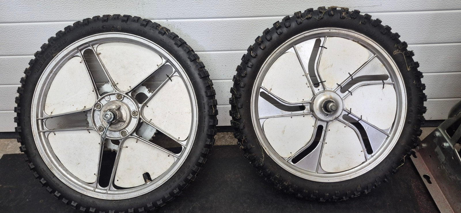Puch Maxi Cross Wielen - Set van 2, Ophalen of Verzenden, Gebruikt, Overige typen