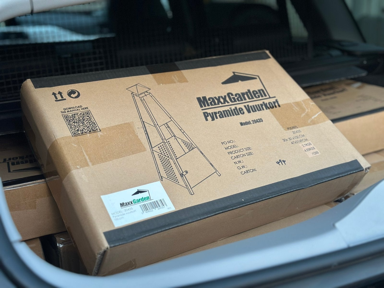MaxxGarden Piramide Vuurkorf - Nieuw in doos, Ophalen of Verzenden, Nieuw, Vuurkorf
