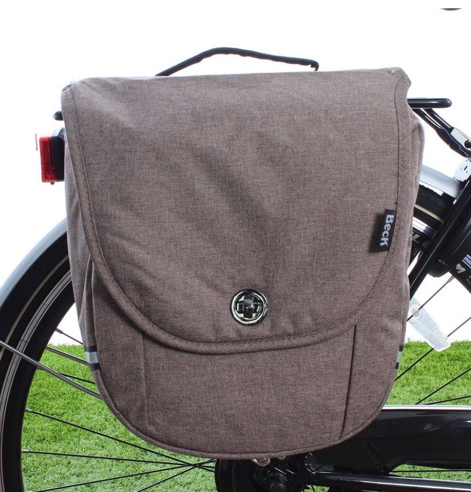 Beck fietstas dubbel - Bruin - Nieuw, Ophalen of Verzenden, Nieuw