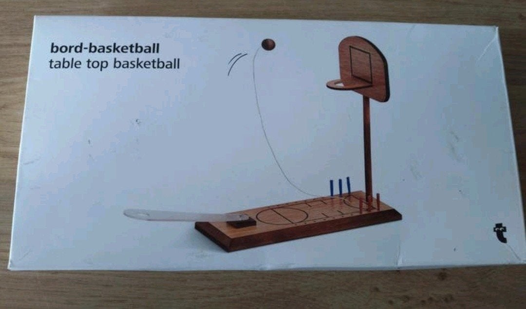 Nieuw Houten bord-basketbal tafelblad basketbalspel, Een of twee spelers, Verzenden, Nieuw, Onbekend