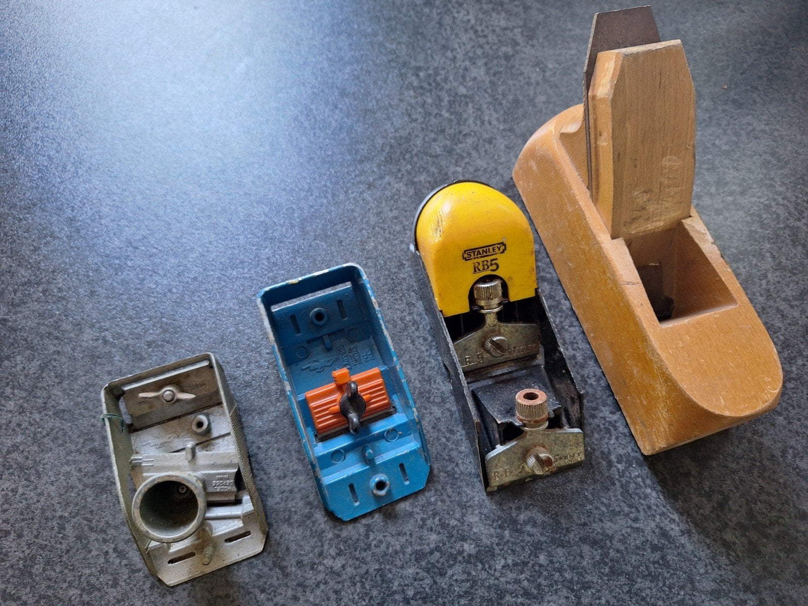 Handschaaf 4 stuks, Doe-het-zelf en Verbouw, Gereedschap | Handgereedschap, Ophalen of Verzenden, Gebruikt, Overige typen, Overige merken