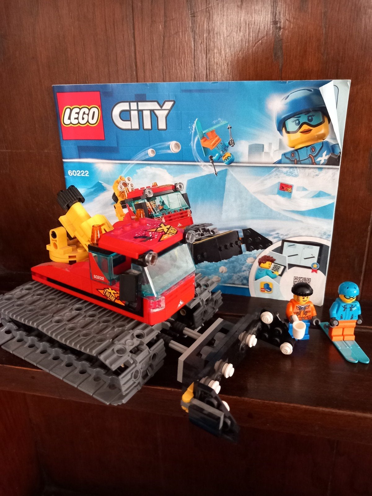 LEGO City 60222 Snow Groomer met 2 minifiguren, Kinderen en Baby's, Lego, Ophalen of Verzenden, Complete set, Inclusief instructies