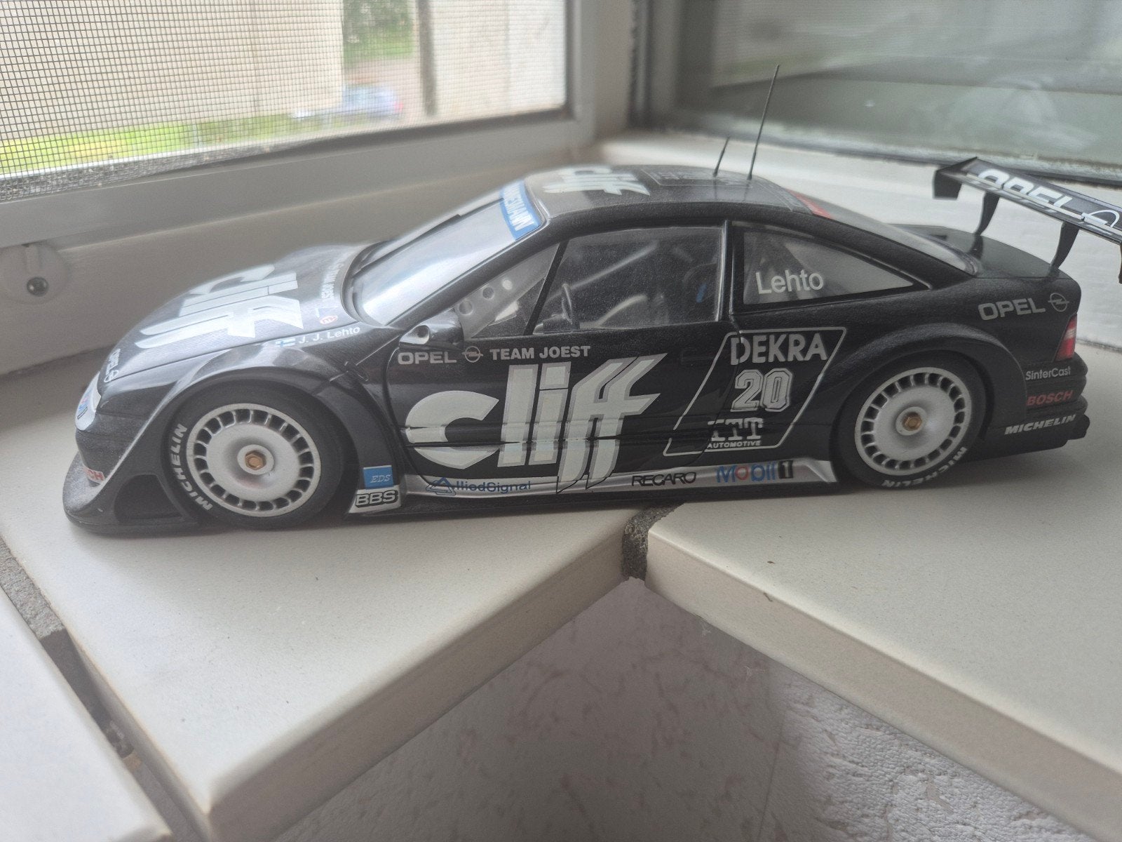 Opel Calibra V6 DTM Team Joest #20 Lehto schaalmodel, Ophalen of Verzenden