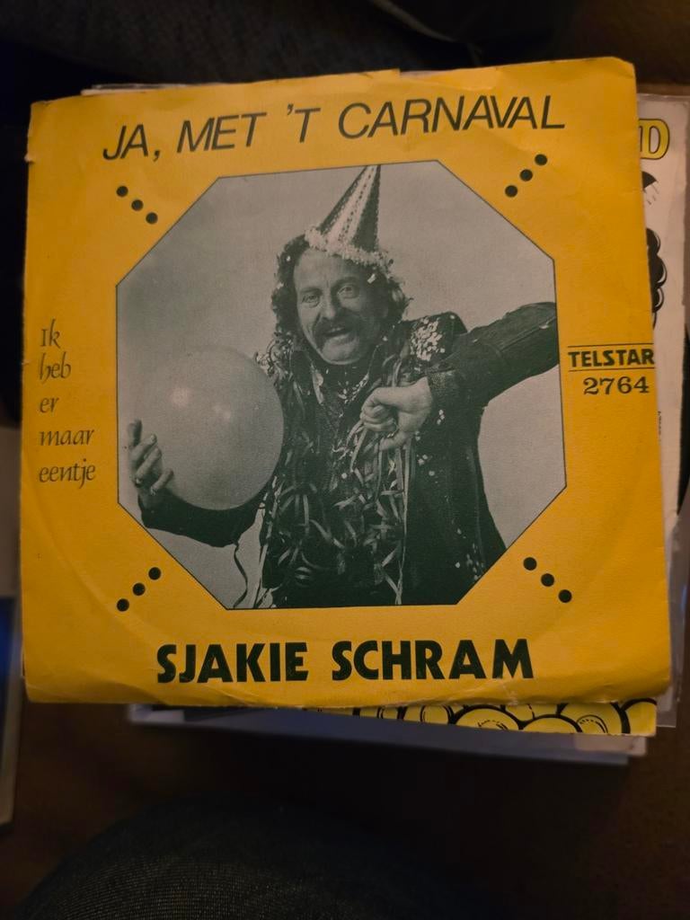Sjakie Schram - Ja, Met 't Carnaval (Single), Cd's en Dvd's, Vinyl Singles, Ophalen of Verzenden
