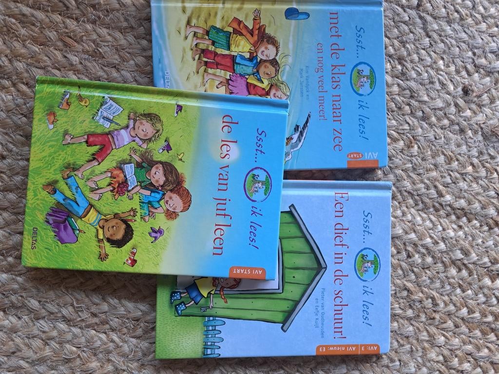 3 Sssst... ik lees! boeken (AVI Start, AVI 3), Boeken, Ophalen of Verzenden, Zo goed als nieuw, Diverse auteurs, Fictie algemeen