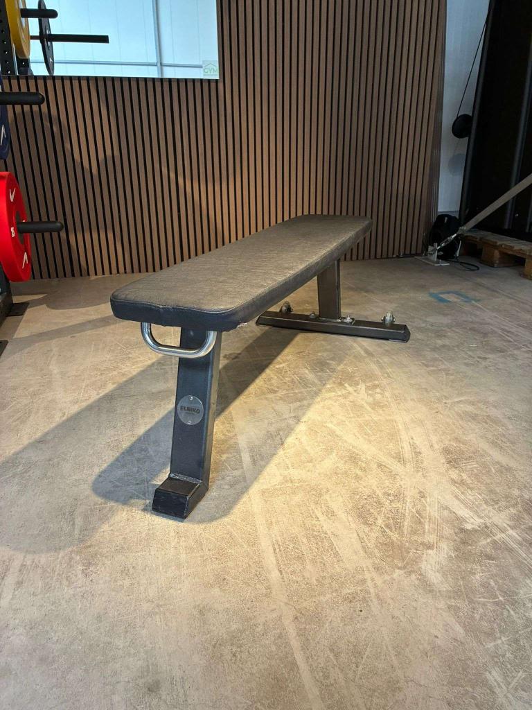 Eleiko Classic Flat Bench, Gebruikt, Niet ingevuld, Fitnessbank, Niet ingevuld