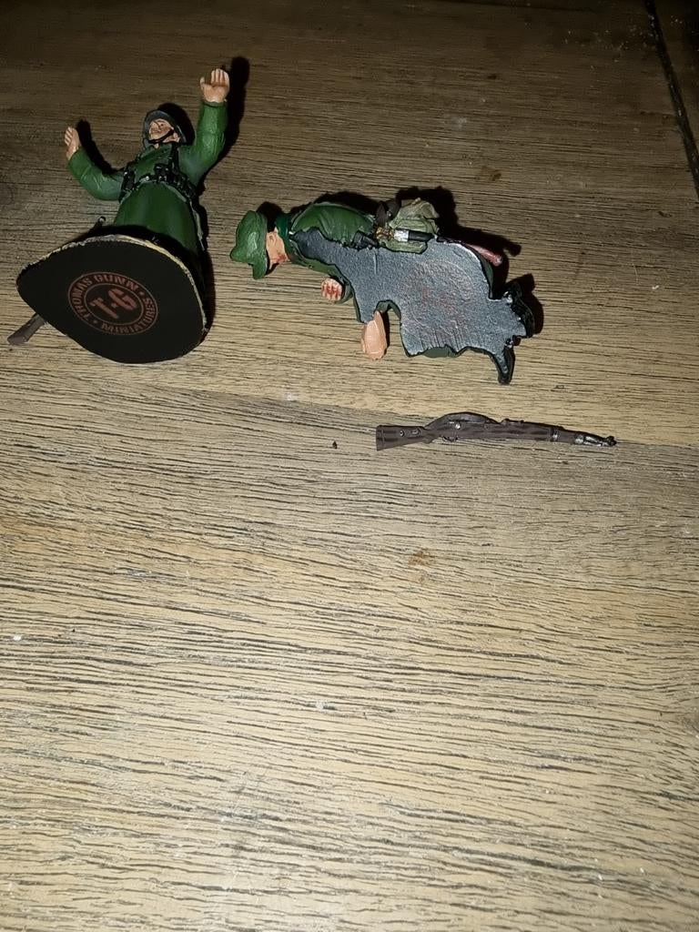 2 Duitse soldaten King & Country in doos, Verzamelen, Ophalen of Verzenden