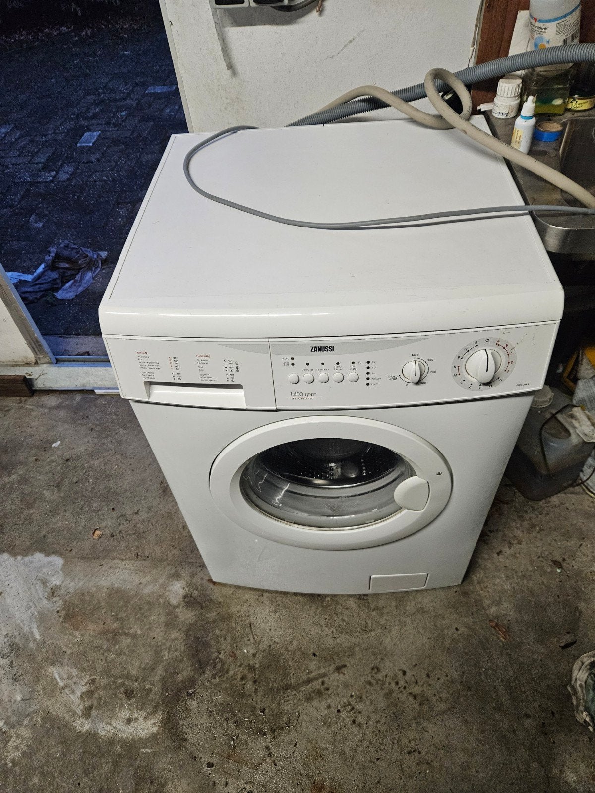 Zanussi Wasmachine 1400 toeren - Goede staat, Ophalen, Gebruikt, 1200 tot 1600 toeren, Voorlader