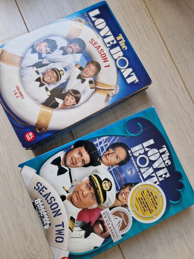 dvd the love boat seizoen 1 en 2 loveboat dvd's boxset, Cd's en Dvd's, Dvd's | Tv en Series, Zo goed als nieuw, Komedie, Boxset