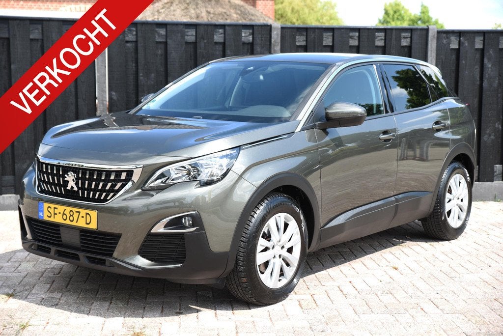 Peugeot 3008 1.2 PureTech Blue Lease Executive Leder, Auto's, Peugeot, Bedrijf, ABS, Airbags, Airconditioning, Alarm, Android Auto