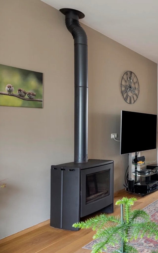 Houtkachel Saey scope, Huis en Inrichting, Ophalen, Gebruikt, Houtkachel, Vrijstaand