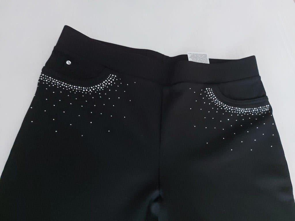Jegging met bling bling versiering, Mt 38 Nieuw !!!, Ophalen, Zwart, Nieuw, W30 - W32 (confectie 38/40)