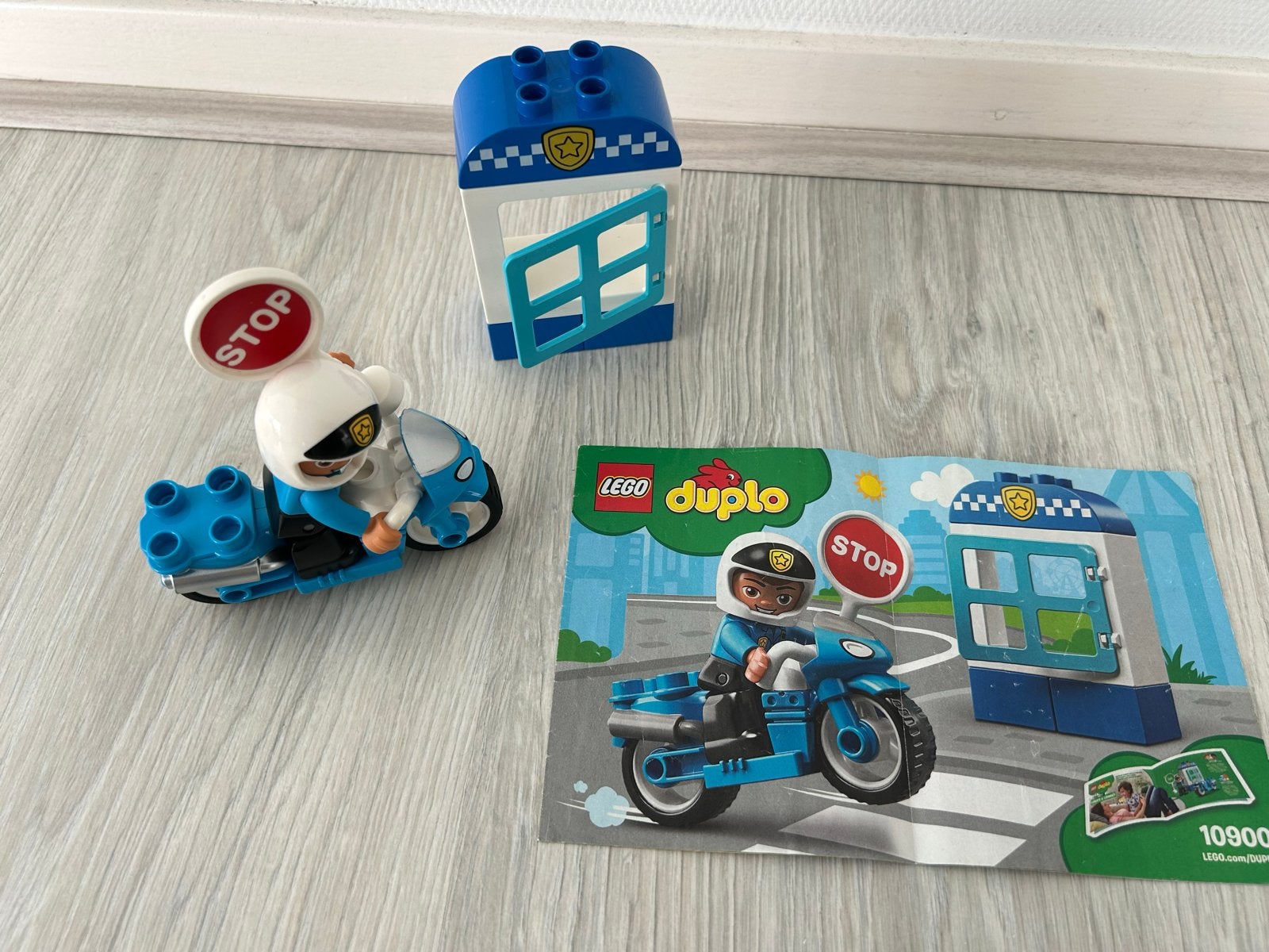 LEGO Duplo Politie Motorfiets (10900), Ophalen of Verzenden, Zo goed als nieuw, Overige merken