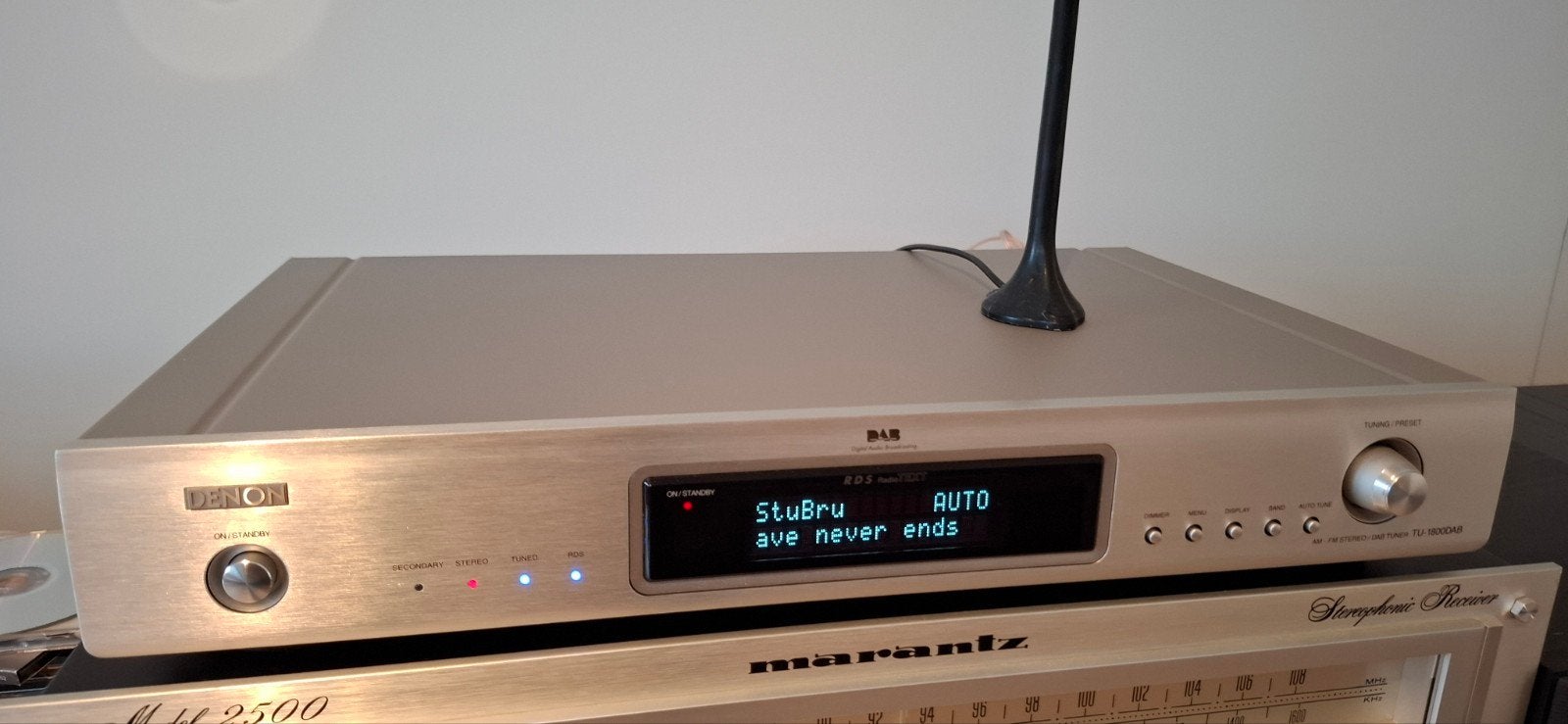 Denon TU-1800DAB FM and DAB tuner, Ophalen of Verzenden, Refurbished