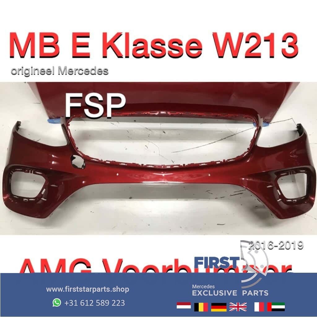 W213 AMG Voorbumper E Klasse 2016-2019 rood origineel Merced