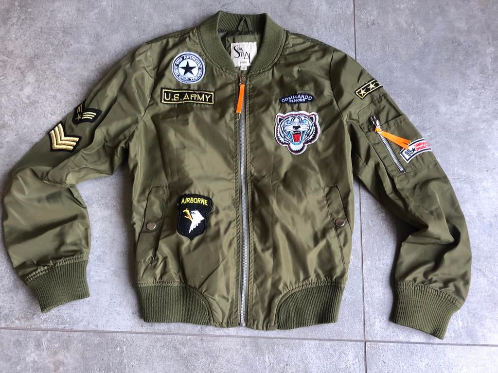 Stoer Bomber jasje voor meiden, Ophalen of Verzenden, Gebruikt, Meisje, Jas