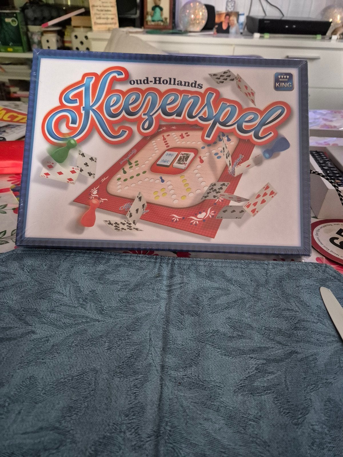 Oud-Hollands Keezenspel - Het gezellige bord- én kaartspel!, Vijf spelers of meer, Ophalen of Verzenden, Nieuw, King