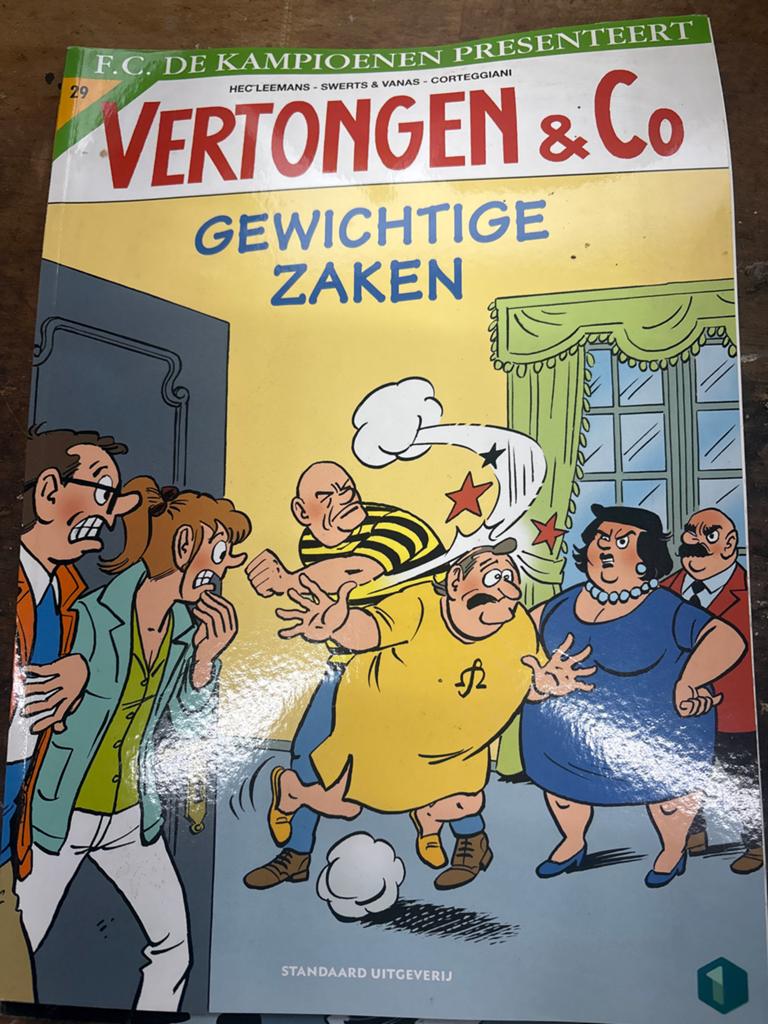 Vertongen & Co - Gewichtige Zaken (F.C. De Kampioenen), Eén stripboek, Ophalen of Verzenden, Gelezen