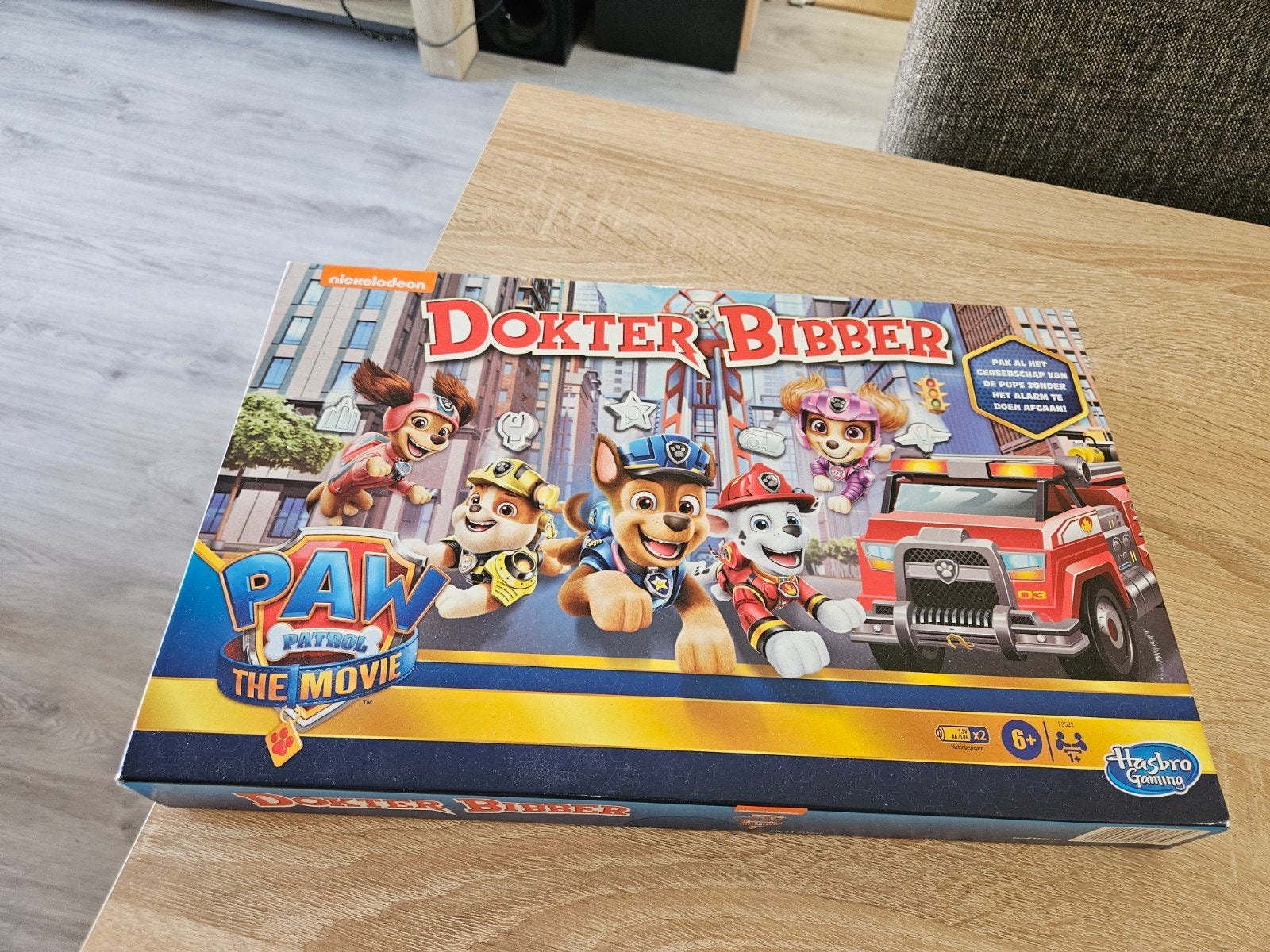 Paw Patrol Dokters Bibber spel - Hasbro Gaming, Een of twee spelers, Ophalen of Verzenden, Gebruikt, Hasbro Gaming