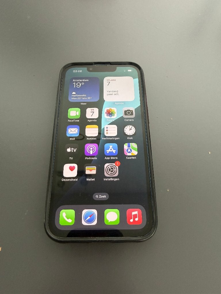 Iphone 13 128GB inclusief mouse case, Telecommunicatie, Mobiele telefoons | Apple iPhone, Ophalen, 83 %, 128 GB, Blauw