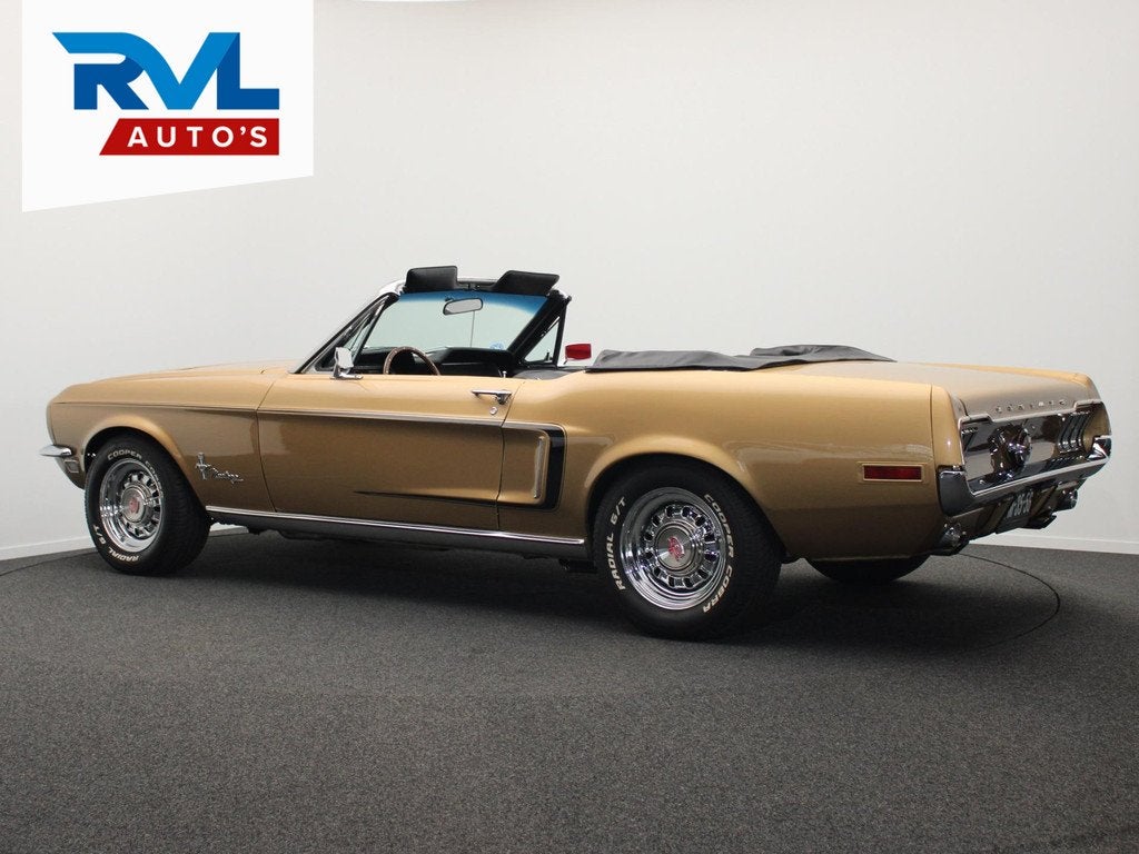 Ford USA Mustang Cabrio 289 V8 1968 Aut *Gerestaureerd* C-Co, Auto's, Oldtimers, Achterwielaandrijving, 4800 cc, Zwart, Overige kleuren