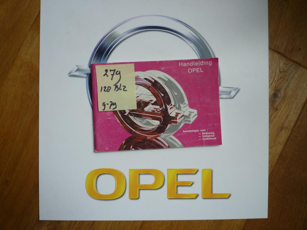Opel Kadett; Ascona; Manta en Rekord instructieboekje nr 279, Auto diversen, Handleidingen en Instructieboekjes, Ophalen of Verzenden