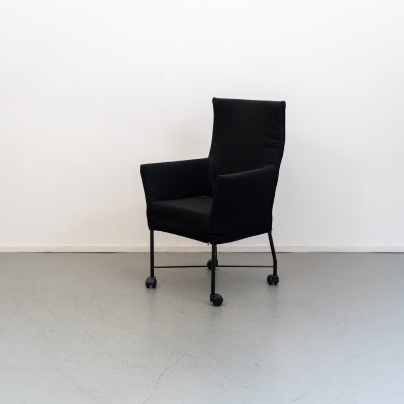 Montis Chaplin eetkamerstoelen Zwart Stof, Niet ingevuld, Zo goed als nieuw, Niet ingevuld, Niet ingevuld
